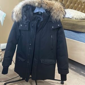 Black clean like new Mackage coat for Boys